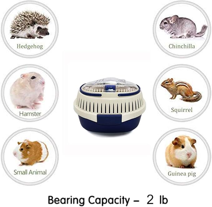 KAMEIOU Blue Small Animal Carrier - Image 7