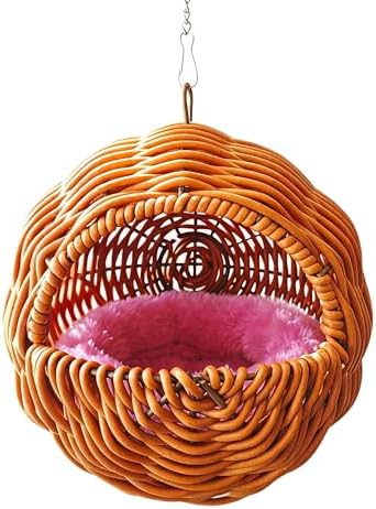 Squirrel Hammock Sugar Glider Nest - Soft Squirrel Bed Nest, Cage Accessories, Accessories for Sugar Glider Cage, Small Animal Hanging Habitat Hammock
