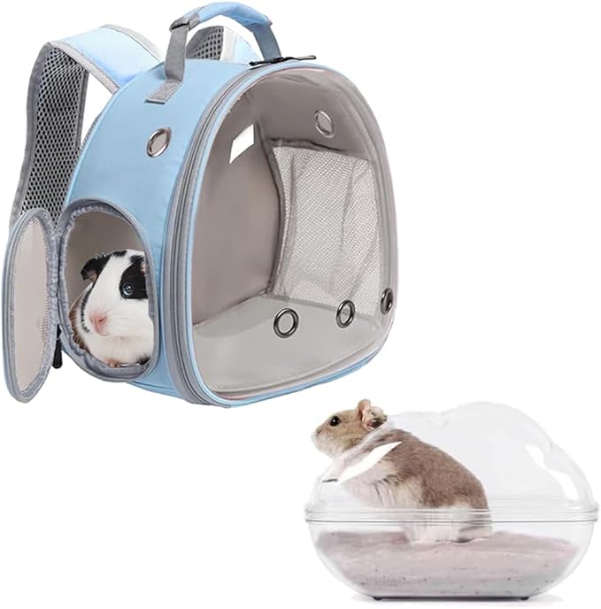 Portable Travel Backpack Habitat by LightUpYourPetsLife