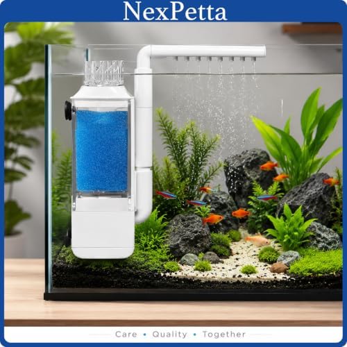 Small Internal Aquarium Filter with Surface Skimmer,USB Power Adapter