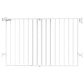 Babelio 31.5-55" No Bottom Bar Baby Gate Extra Wide, 2-in-1 Auto Close Dog Gate by BABELIO