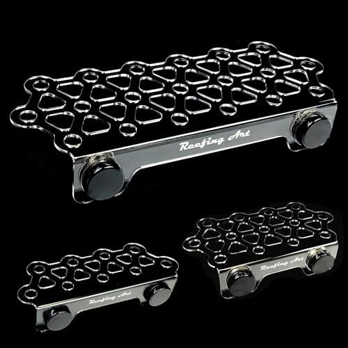 Magnetic Coral Frag Rack Strongest N52 Magnets Holds up to 41 Plugs (Medium Slim)