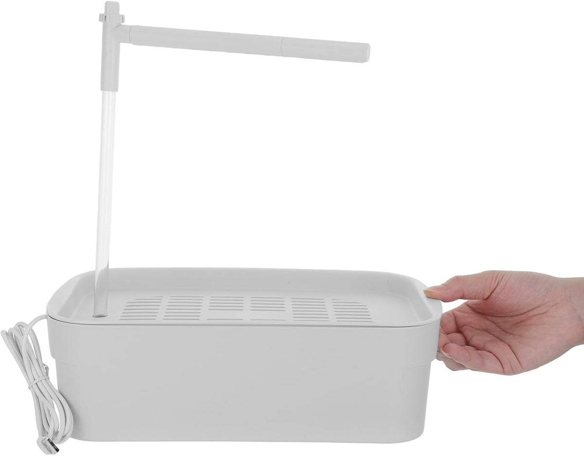 DECHOUS Automatic Bird Shower with Running Water Parrot Bath for Cage Ultra-Quiet Bird Bath Tub for Parakeets Lovebirds and Cockatiels Indoor 12.32 X 8.14 X 3.81 in