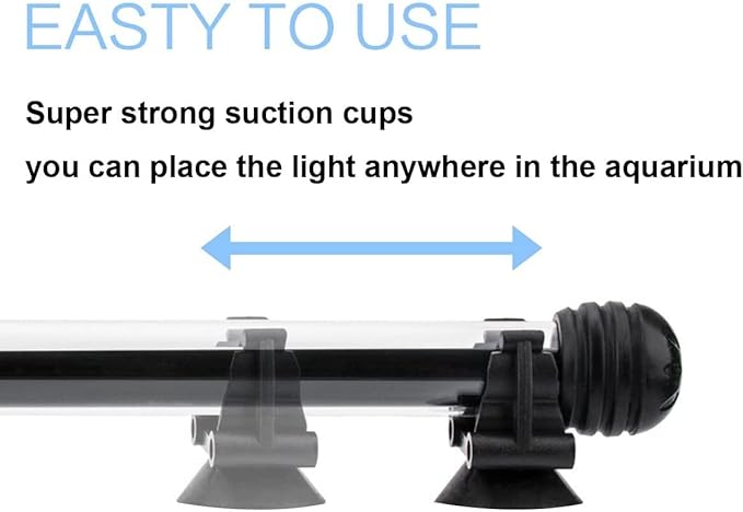 LED Aquarium Light, 19.5 inches Fish Tank Light RGB Color Underwater light - Image 5
