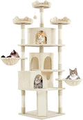 Yaheetech 76.5in Multi-Level Large Cat Tree, Big Cat Tower by Yaheetech