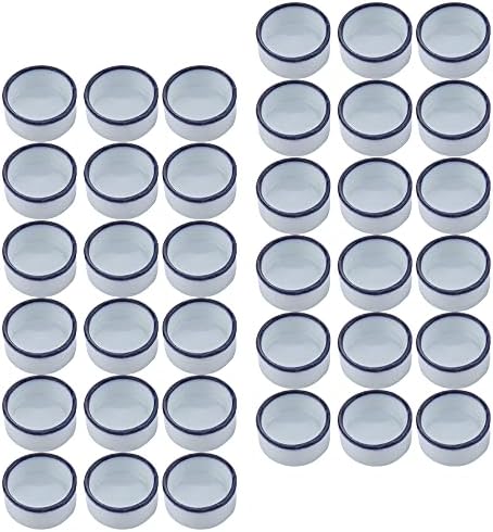 36 Pcs Spider Micro Water Bowl Mini Ceramic Dish for Tarantula Spider Millipede Tiny Reptile Insect (0.86" D, 0.43" H)