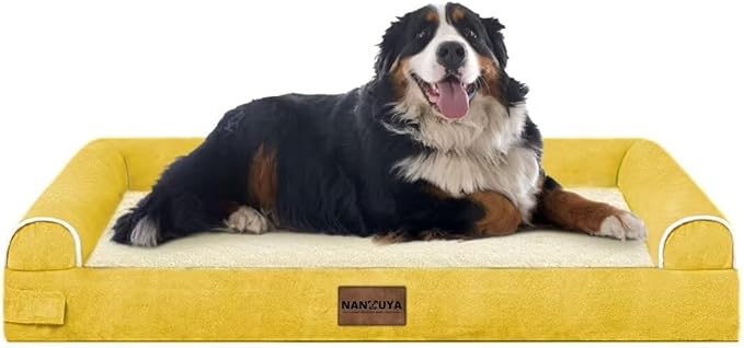Large Dog Bed Orthopedic Washable: Jumbo Dog Bed Bolster Extra Large Dogs Egg - Image 8