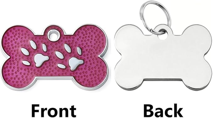 Personalized Dog Cute Paw Pet ID Tag - Image 2