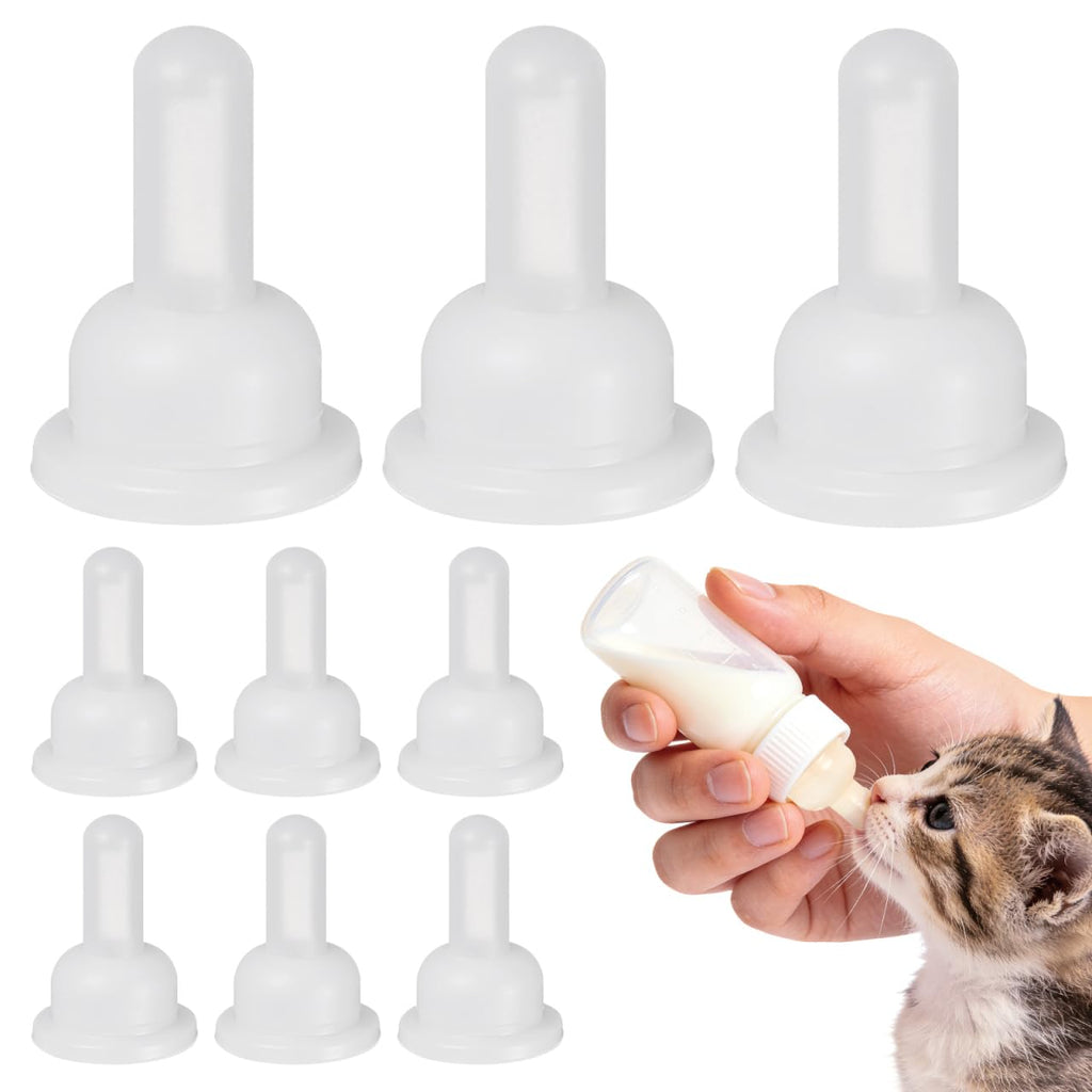 Gadpiparty 40pcs Pet Pacifiers Silicone for Small Pets Artificial Feeding