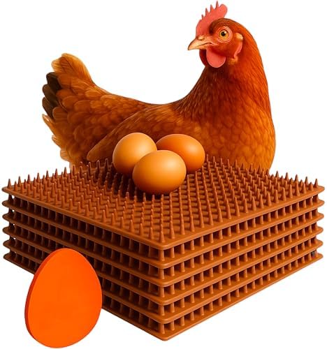 6X Washable & Reusable Nesting Pads for Chicken Coop - 6 Pack - Durable Nest Box Pads for Egg Laying Hens