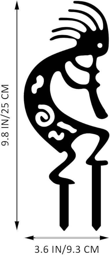 4 Piece Kokopelli Metal Garden Stakes - Image 8