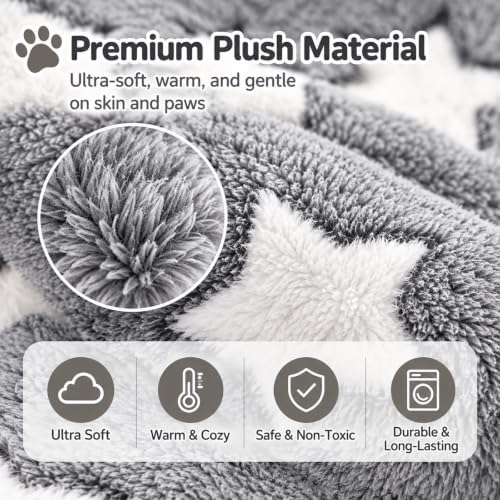 Guinea Pig Bed House Cozy Cave for Hamsters,Hedgehogs Small Rabbits (Grey)
