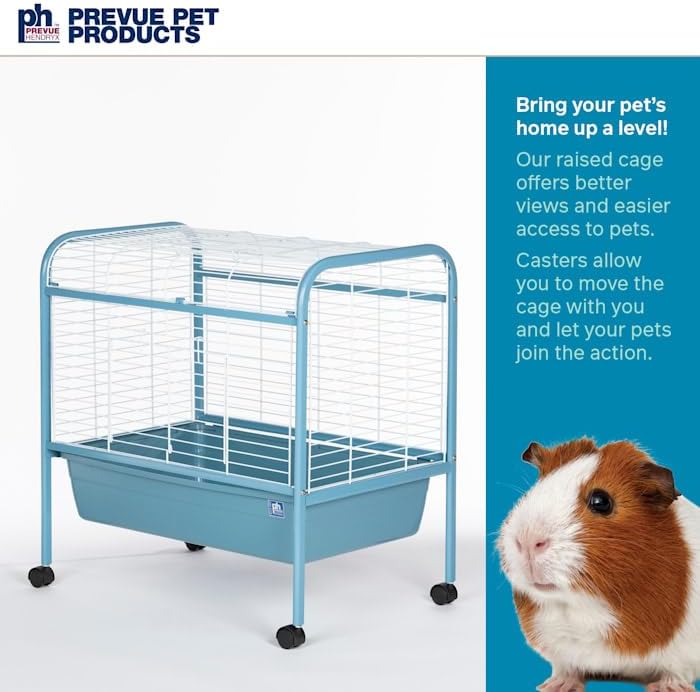 Prevue Pet Products Small Animal Home with Rolling Stand - Blue
