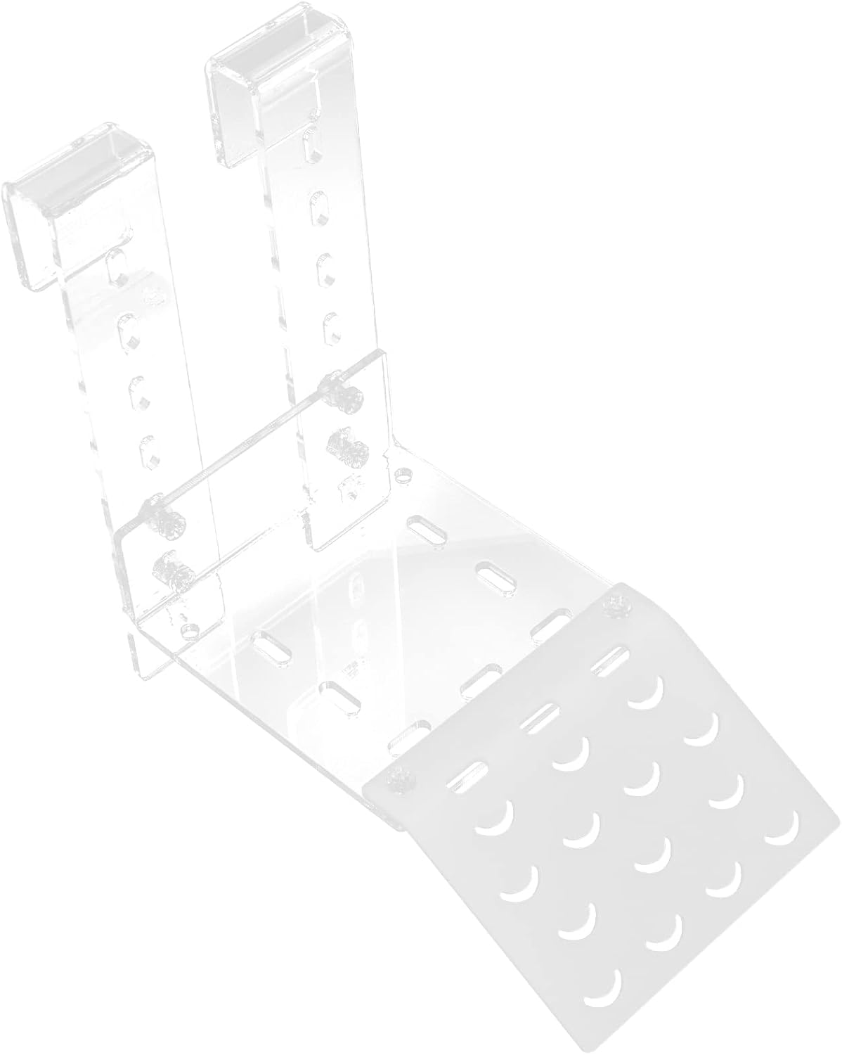 Zerodis Turtle Basking, Transparent Tortoise Resting Terrace Aquatic Reptile Basking Turtle Hanging Ramp Climbing Shelf for Aquarium(TA)