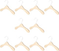 10pcs 8.66-inch Wear-Resistant Wooden Pet Hangers by KALLORY