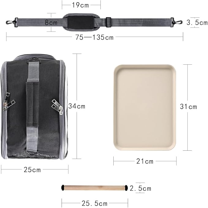 Bird Travel Carrier Portable Parrot Carry Transport Bag - Image 7