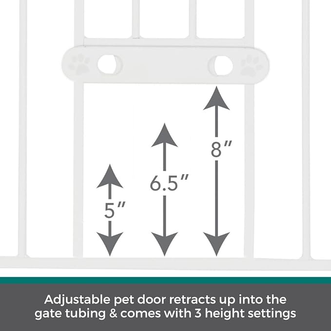 MYPET North States Extra Tall & Wide Walk Thru EasyPass Pet Gate - Image 2
