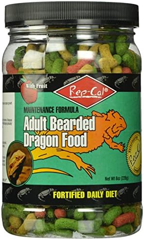 Rep-Cal Srp00815 Adult Bearded Dragon Pet Food, 8-Ounce