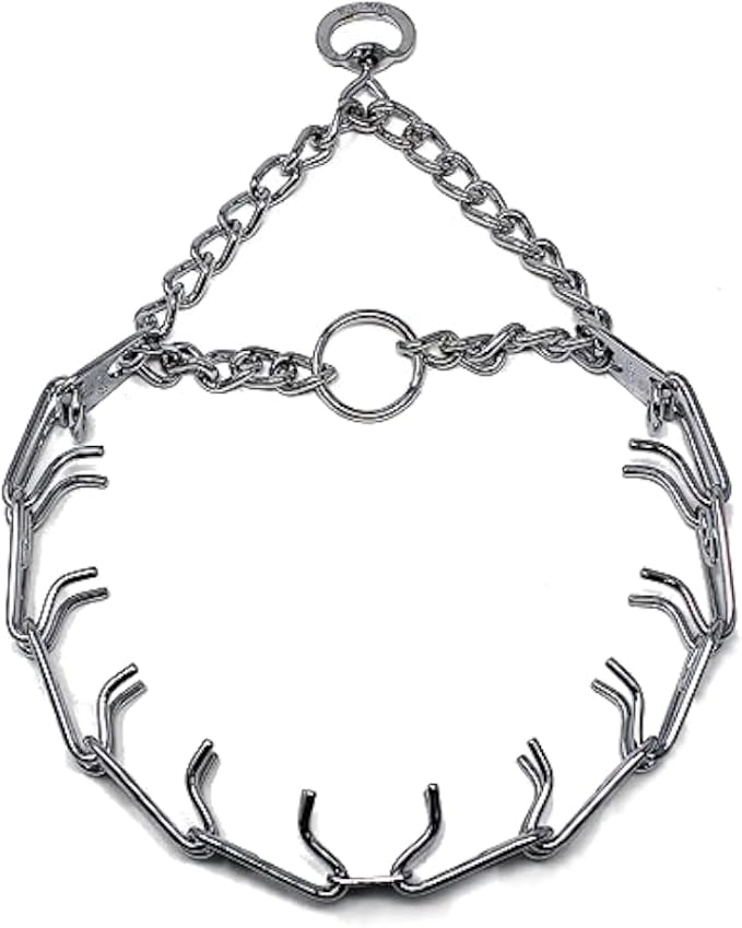 Herm Sprenger Prong Dog Training Collar, 3.2mm x 23in Medium, Ultra-Plus Chrome by HERMSPRENGER