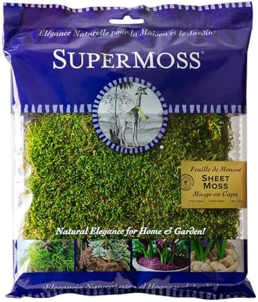 SuperMoss (21511) Sheet Moss, 175 cu in, Preserved