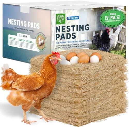 Small Pet Select Chicken Nesting Pads for Hens, 13x13 in, 12-Pack