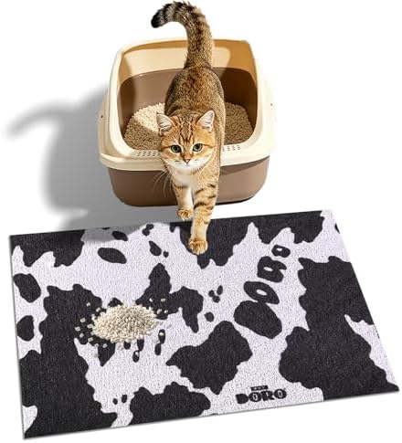 Doro Cat Litter Mat, 23 x 15 Inch Waterproof Litter Trapping Mat