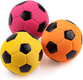CHIWAVA 3PCS 2.7'' Squeak Latex Dog Toy Football Chew Fetch Throw Ball by Chiwava
