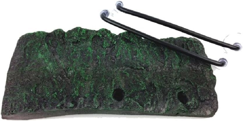 Minidiva Turtle Platform, Floating Pier Rectangular Terrapin Dock PU Foam Aquarium Float Decor Basque Terrace Climb Brazilian Tortoise, Turtle Less Than 550g