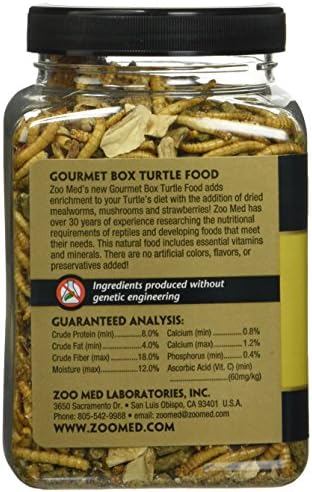 Gourmet Box Turtle Food Net Wt 8.25oz (254g)