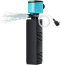 DaToo Aquarium Filter 55-150 Gallon Fish Tank Filter 450GPH Powerful Pump For Aquariums Adjustable Air Flow Submersible Internal Aquarium Filters For Pond Wavemaker Air Supply Freshwater And Saltwater