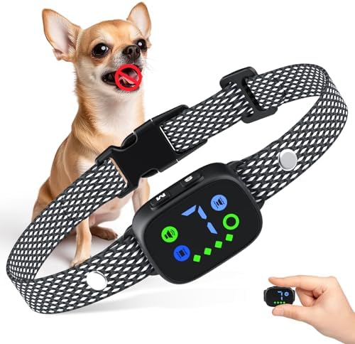 Dog Bark Collar,Rechargeable Smart Barking Collar