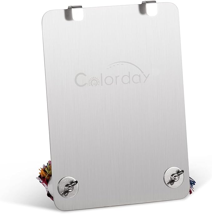 Colorday 9" Bird Mirror with Rope Perch, Bird Swing, Parrot Cage Toys - Image 6