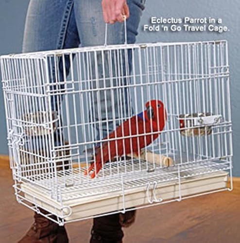 Easy Portable Metal Parrot Bird Carrier Cage