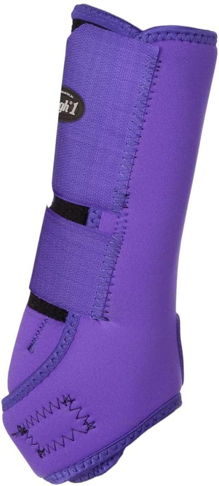 Tough1 Economy Sport Boots Front - Purple