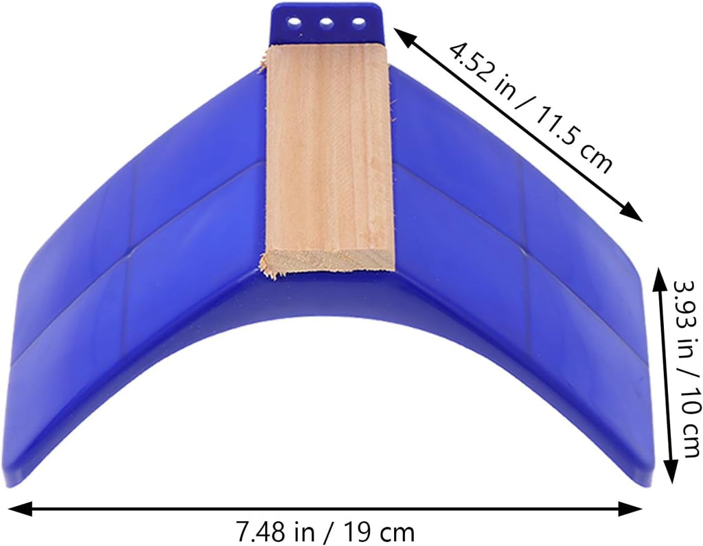 Mipcase Pigeon Perch Solid Wood Plastic Blue 12-pack