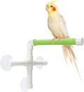 Bird Portable Suction Cup Shower Perch Window Wall Standing Platform by Wontee