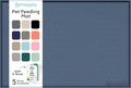 Dog Food Mat - 24x15 Raised Edges Dogs Mat by PETHAPPILY