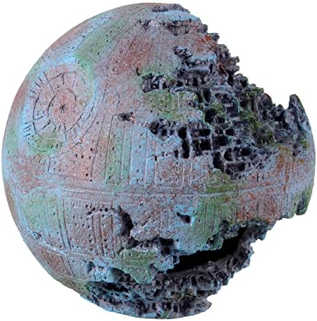 Underwater Treasures Green Space Ball Aquarium Ornament Sculpture