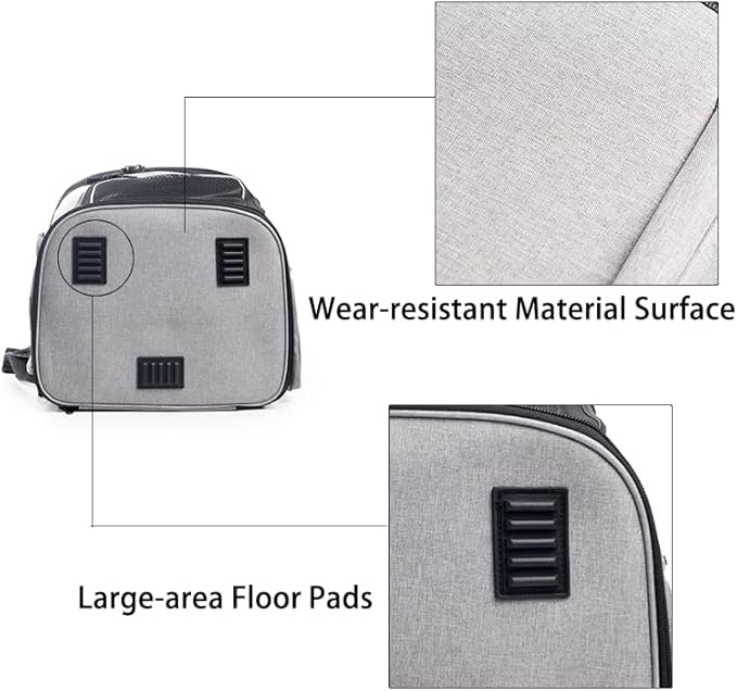 Expandable Cat Carrier Backpack, Large Soft Airline Approved Collapsible Pet Bag - Image 5