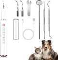 Palvo Dog Plaque Remover for Teeth,Pet Tooth Cleaner with LED Light,Cleaning Kit for Tartar and Stains,5 Adjustable Modes,Pet Teeth Cleaning kit,Suitable for Dogs and Cats