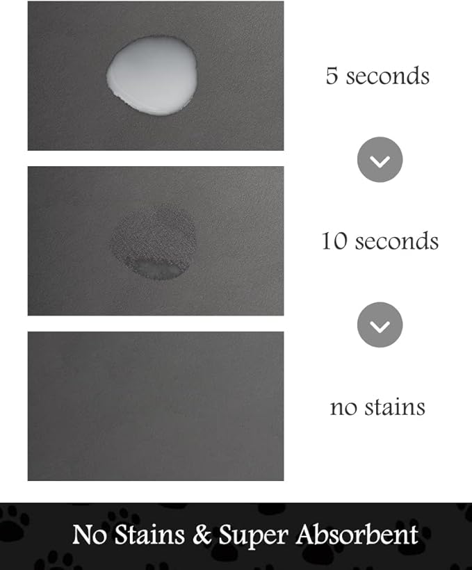 Pet Feeding Mat-Absorbent Dog Mat - Image 2