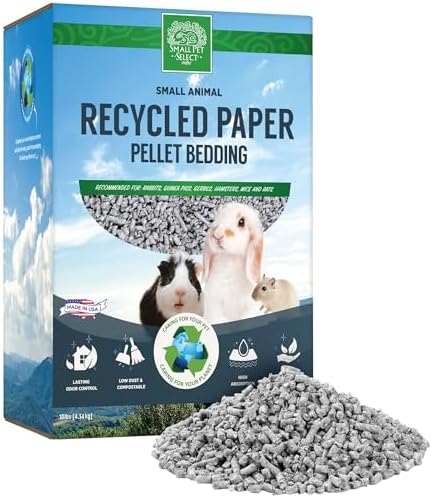 Small Pet Select Recycled Paper Pellet Bedding & Litter, Rabbits, 10 lb
