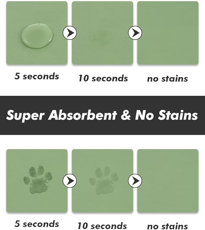 Absorbent Dog Food Mat-Dog Cat Mat - Image 2