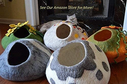 Balls for Cats - Felt Wool Cat Toy Balls for Small Pet Fetch and Play - Eco - Image 6