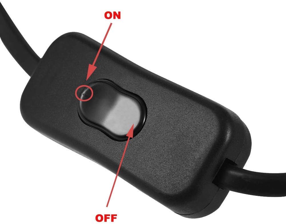 Reptile Ceramic Heat Lamp Holder with Mounting Bracket, E26/E27 Socket for Bulbs up to 300W, 5ft Cord for Terrarium (No Bulb)