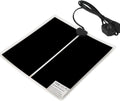 Tbrand Reptile Heating Pad with Temperature Adjustment, 110V 14W Heat Mat for Reptiles Tortoise Snakes Lizard Gecko Hermit Crab Turtle，Under Tank Heating Pad (14W(11inch*11inch))