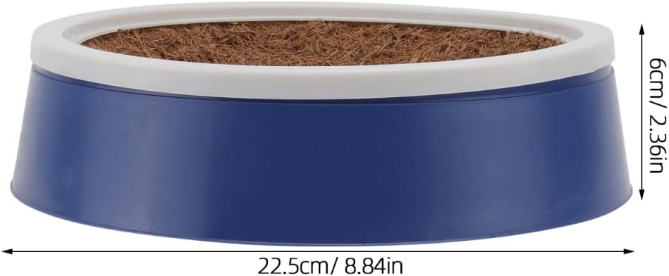 POPETPOP 4 Sets Pigeon Nest Bowl, Plastic Nesting Pot with Mats for Dove