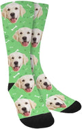 Custom Face Socks, Personalized Dog Lover Pet Photo Picture on Socks Unisex by Enjoy-yjl