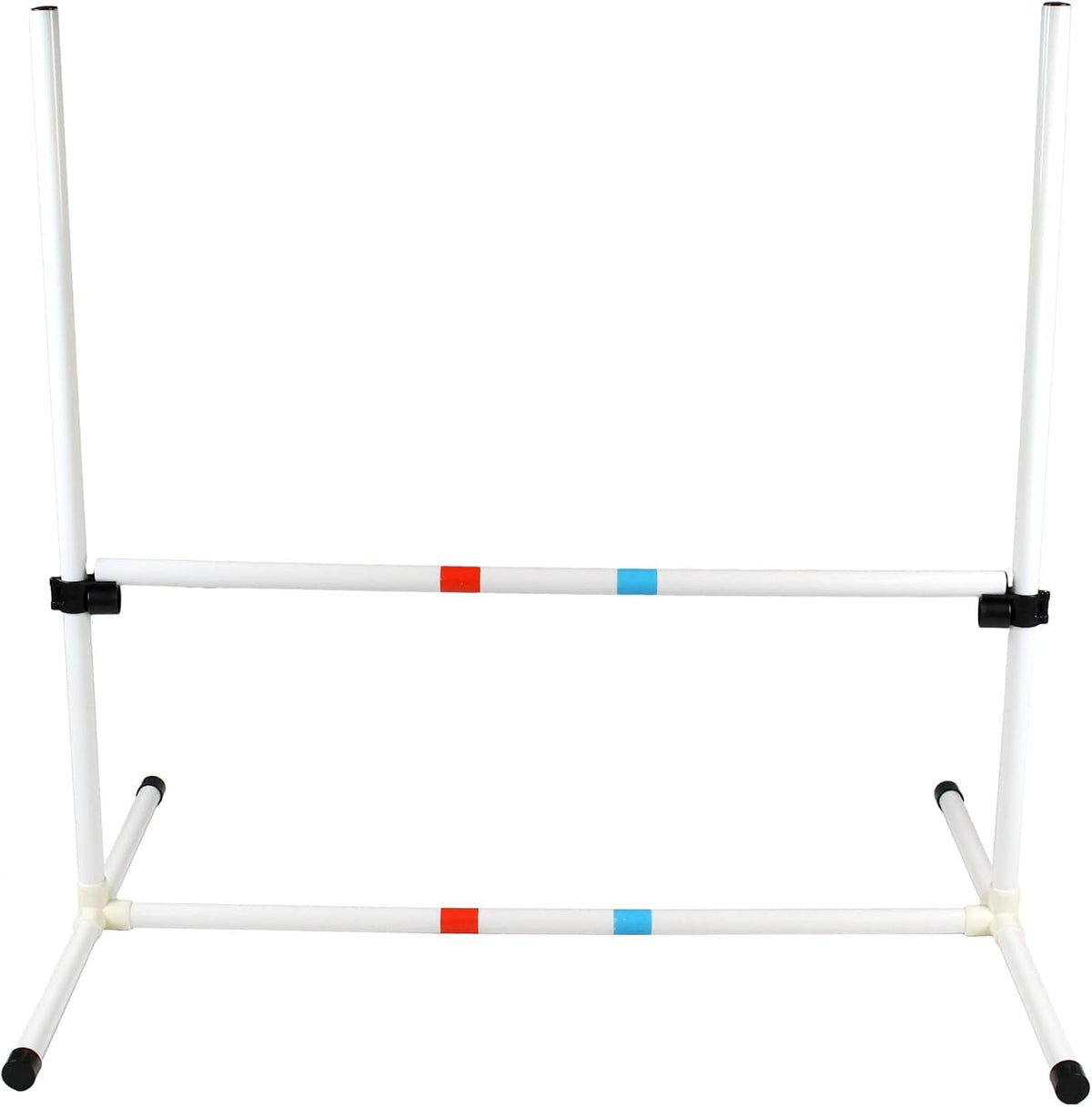 Midlee Dog Agility Beginner Set- Hoop Jump, Weave Poles, and Bar Jump