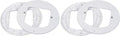 PetSafe Installation Adapter, Mounting Adapter for Installation of PetSafe Microchip Cat Flap and Manual Cat Flap, for Glass, Walls and Metal Doors, White (Pack of 2)